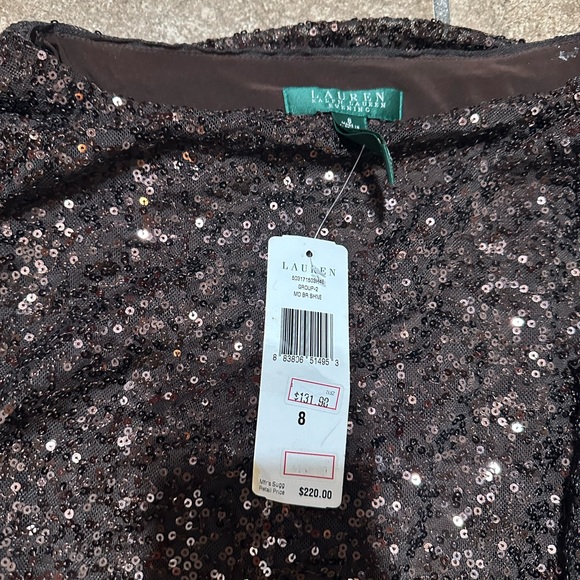 Ralph Lauren Sequined Dress Size 8 - Picture 2 of 3